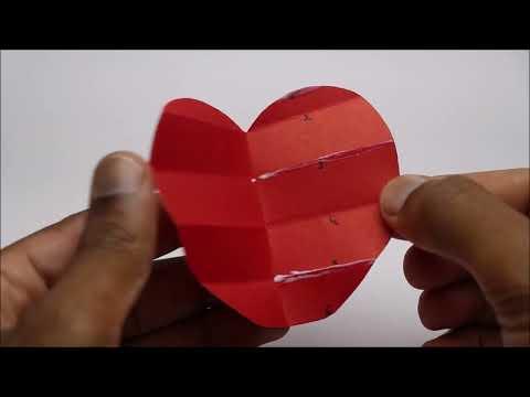 Make origami heart in very easy way