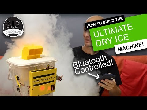 Make the Ultimate Bluetooth Dry Ice Machine - 3D Printed | Elegoo Arduino | DIY | Halloween