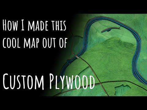 Make your own plywood for the coolest 3D maps