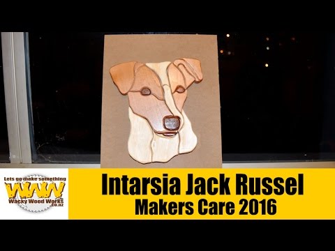Makers Care 2016 - Intarsia Jack Russel - Wacky Wood Works