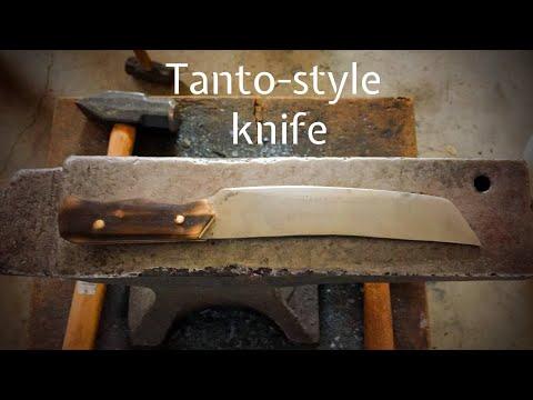 Making A Tanto-Style Knife