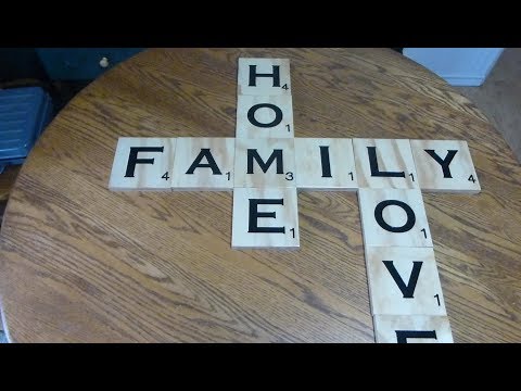 Making Custom Scrabble letters on a CNC