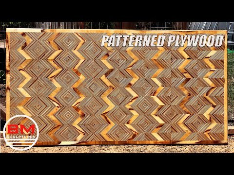 Making Patterned Plywood- How To