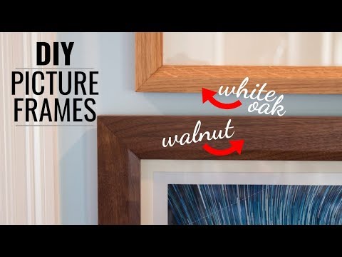 Making Picture Frames for Your Home // DIY Woodworking // Handmade Gift