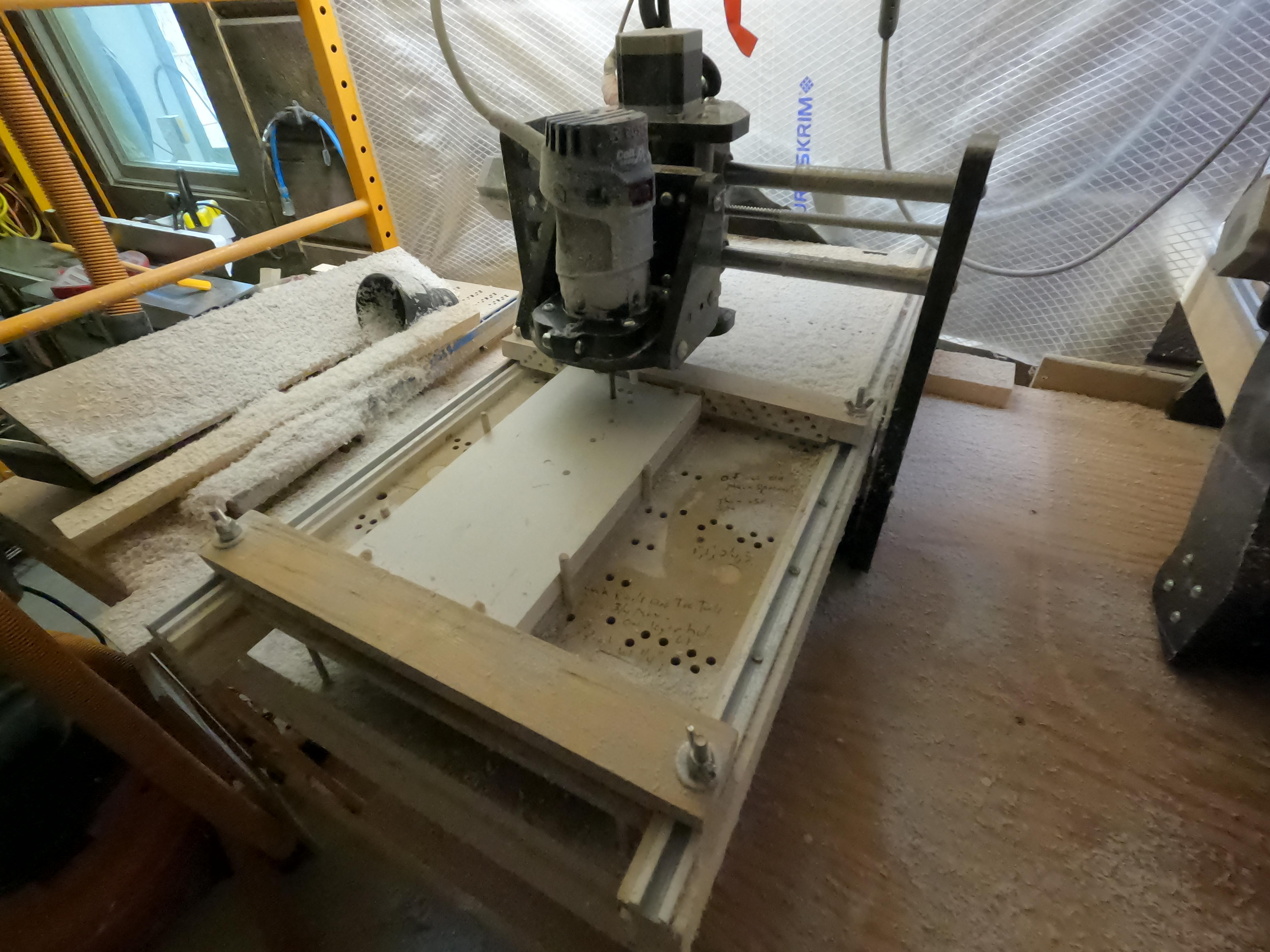 Making Router Template on Custom CNC Bed.JPG