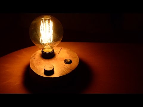 Making Slice of Wood Night Light