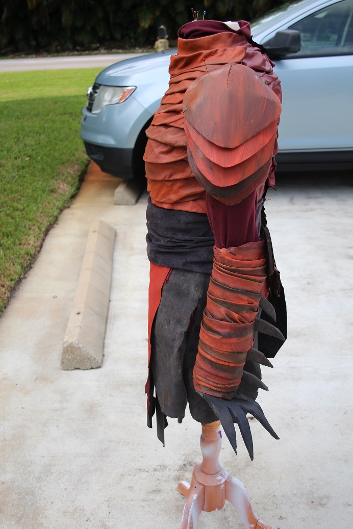 Making VALKA  base done on mannequin 111.JPG