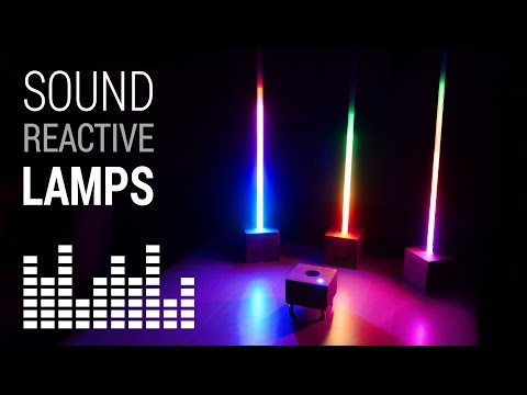 Making Wireless MUSIC REACTIVE Floor Lamps