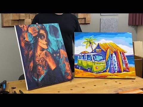 Making Your own Canvas Frame - Cheap DIY Canvas Frame