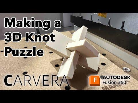 Making a 3D Knot Puzzle with the Carvera Desktop CNC and Fusion 360