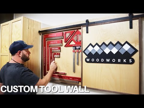 Making a Custom Tool Wall | Woodworking Project | Tool Organization