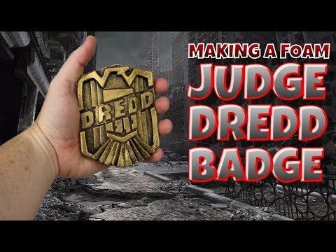 Making a Foam Judge Dredd Badge