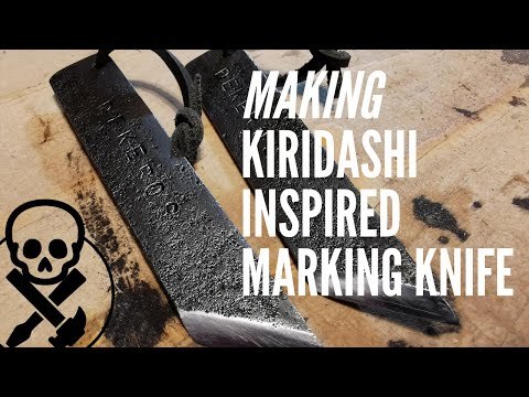 Making a Kiridashi inspired Marking Knife