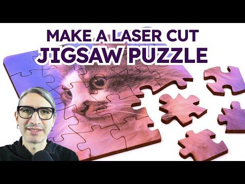 Making a Laser Cut Jigsaw Puzzle