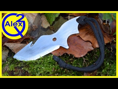 Making a Mini Survival Knife from an Old Saw Blade