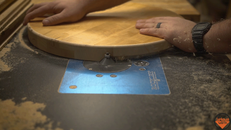 Making a Wood Pedestal Leg Table 10 GIF.gif