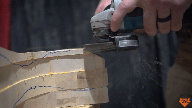Making a Wood Pedestal Leg Table 14 GIF.gif