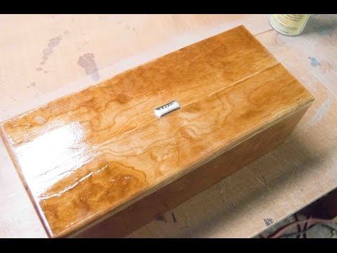 Making a babies keepsake box with narration