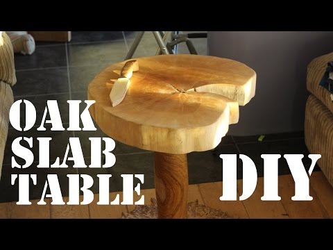 Making an Oak Slab Table