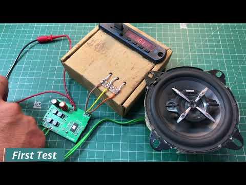 Making of a 50x2 watts Class D amplifier || TPA3116D2 Class d Amplifier
