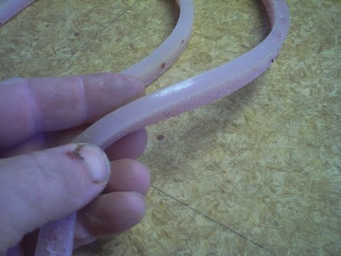 Making your own large Silicone O-Rings or gaskets.