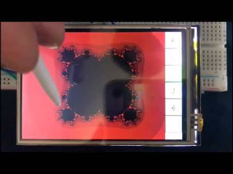 Mandelbrot and Julia sets on ESP32