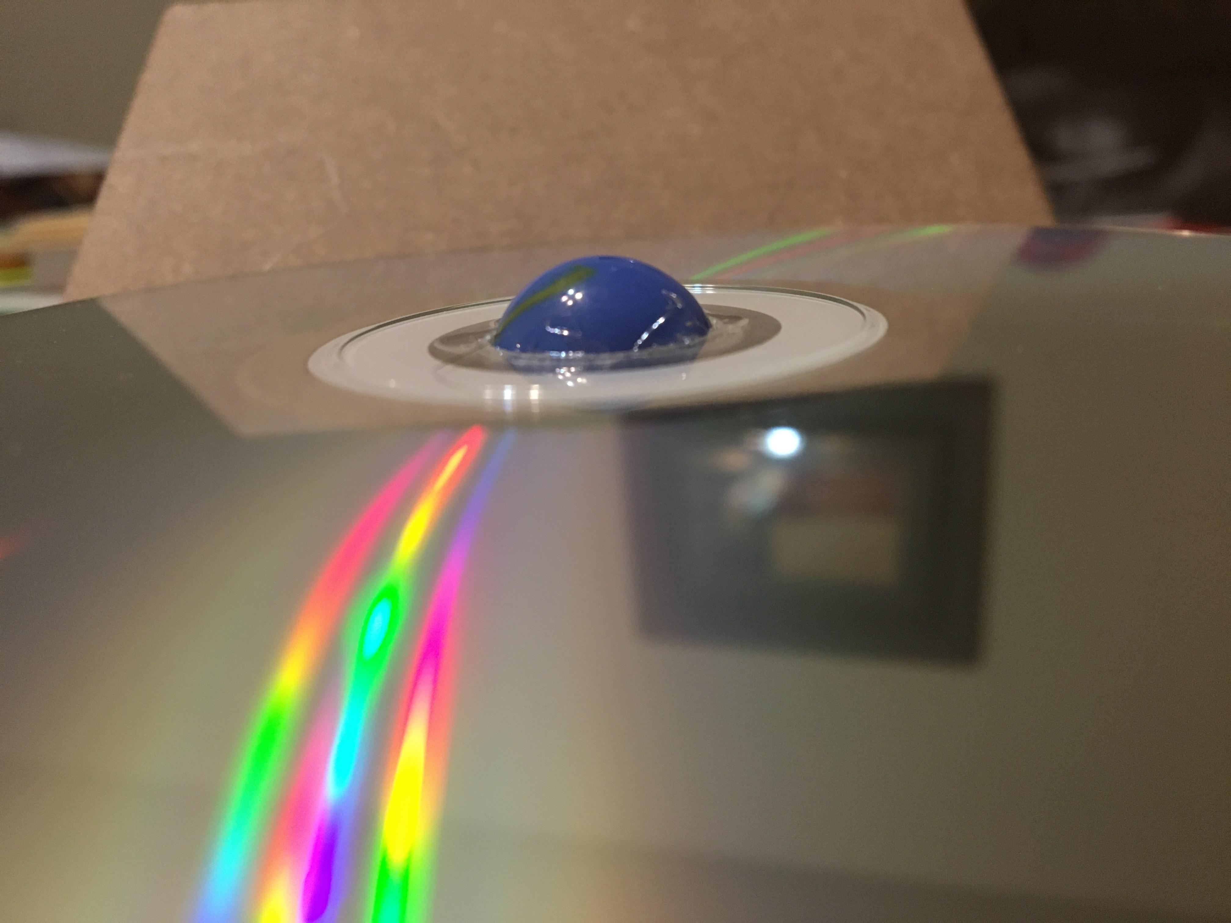 Marble glued into CD BOTTOM.JPG