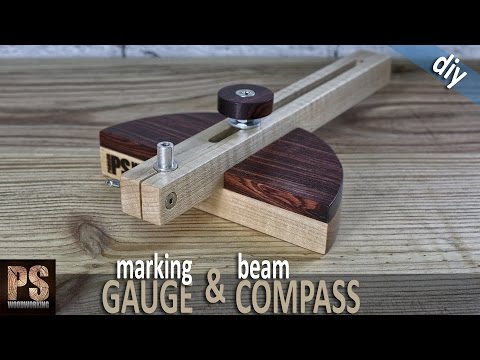 Marking Gauge and Beam Compass 2-in-1