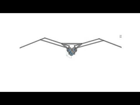 Mechanical Ornithopter simulation