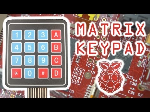 Membrane Matrix Keypad with the Raspberry Pi