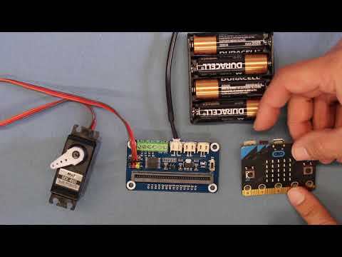 Micro:bit with WaveShare to drive servo motors