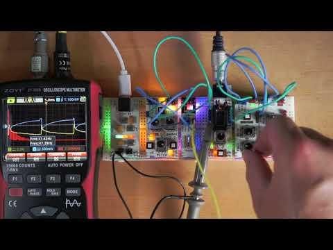 Microrack modular synth: jacuzzi and the drone (Starter Kit)