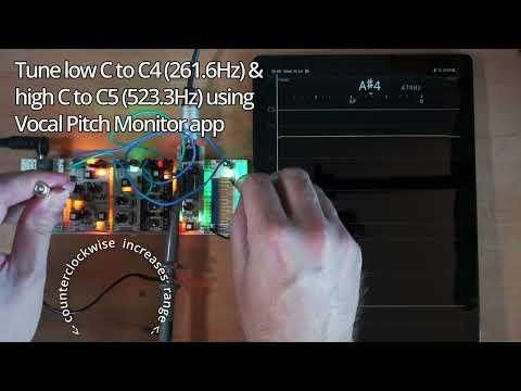 Microrack modular synth oscillator tuning - three approaches