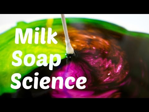 Milk + Soap = Amazing reaction