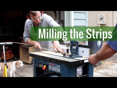 Milling the Strips (Ep 4 - Cedar Strip Canoe Build)
