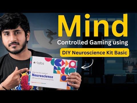 Mind-Controlled Gaming: Play Games with Focus &amp; Eye Blinks using DIY Neuroscience Kit