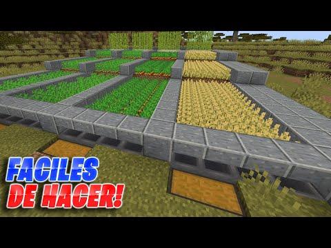 Minecraft 1.16 COMO HACER GRANJAS DE CULTIVO SEMI AUTOMATICAS (F&Aacute;CIL)