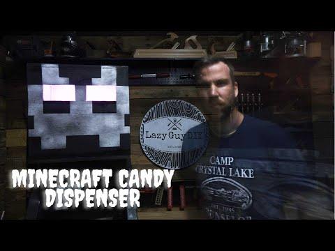 Minecraft Enderman Halloween Candy Dispenser