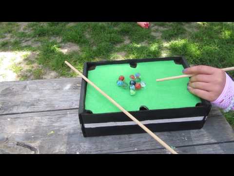 Mini Pool Table Top Game for Instructables Contest 2017