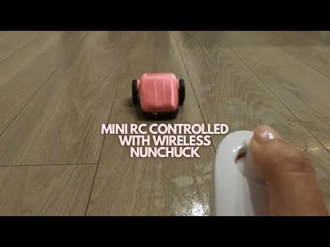 Mini RC controlled with modified wireless nunchuck