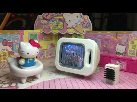 Mini Retro TV battery powered play 44 minutes video stress test