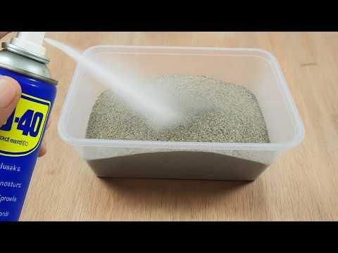 Mix WD-40 with Sand to Remove Tough Stains&mdash;Amazing Result!