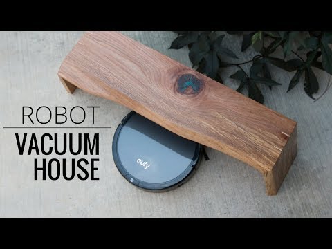 Modern Live Edge House for a Robot Vacuum // How to Make