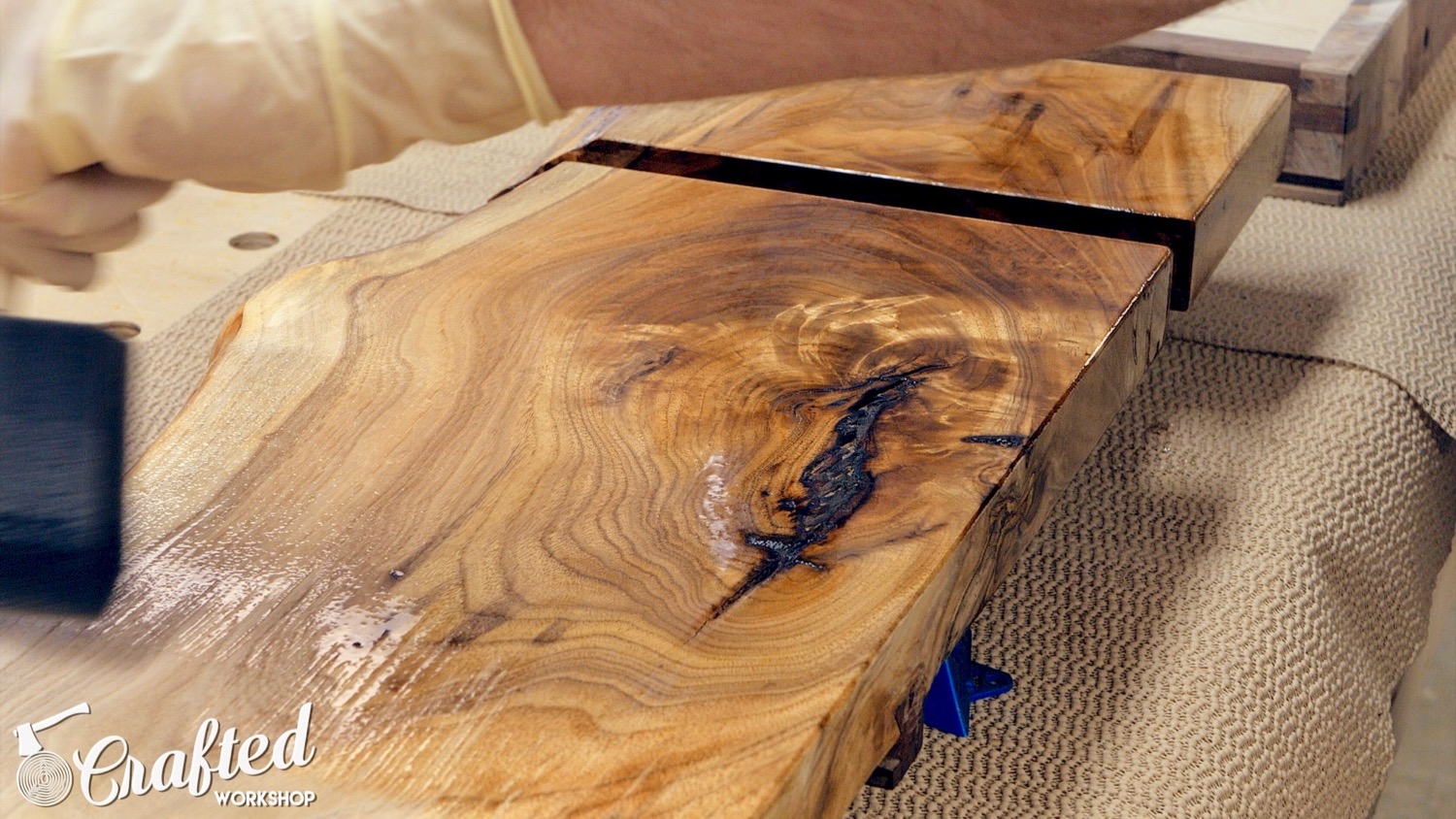 Modern Live Edge Waterfall Coffee Table | How To Build - Woodworking - 17.jpg