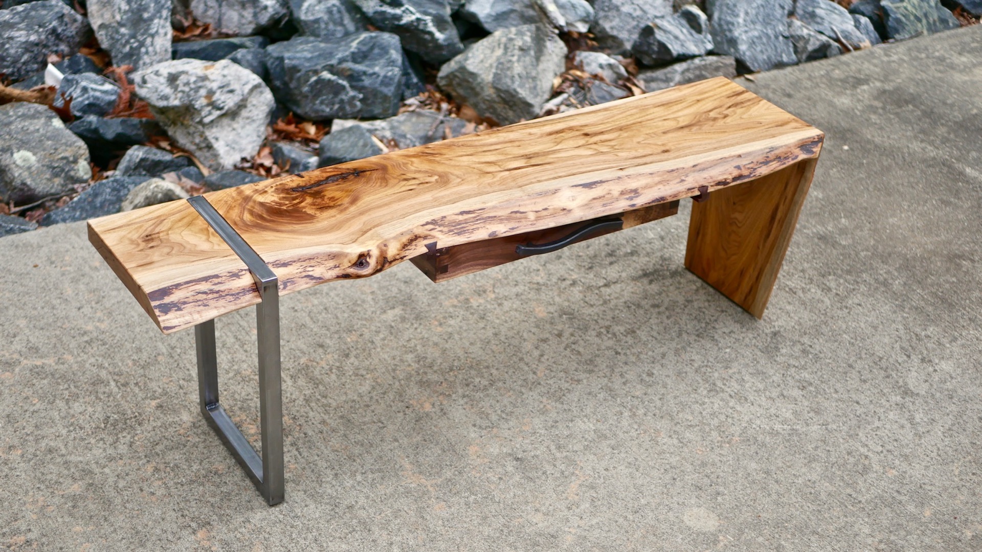 Modern Live Edge Waterfall Coffee Table Part 1 | How To Build - Woodworking.jpg