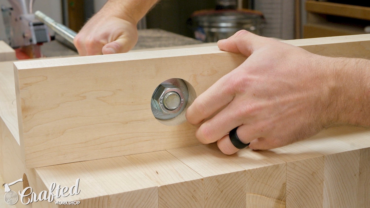Modern Maple and Steel Coffee Table Part 1 | How To Build - Woodworking  - 10.jpg