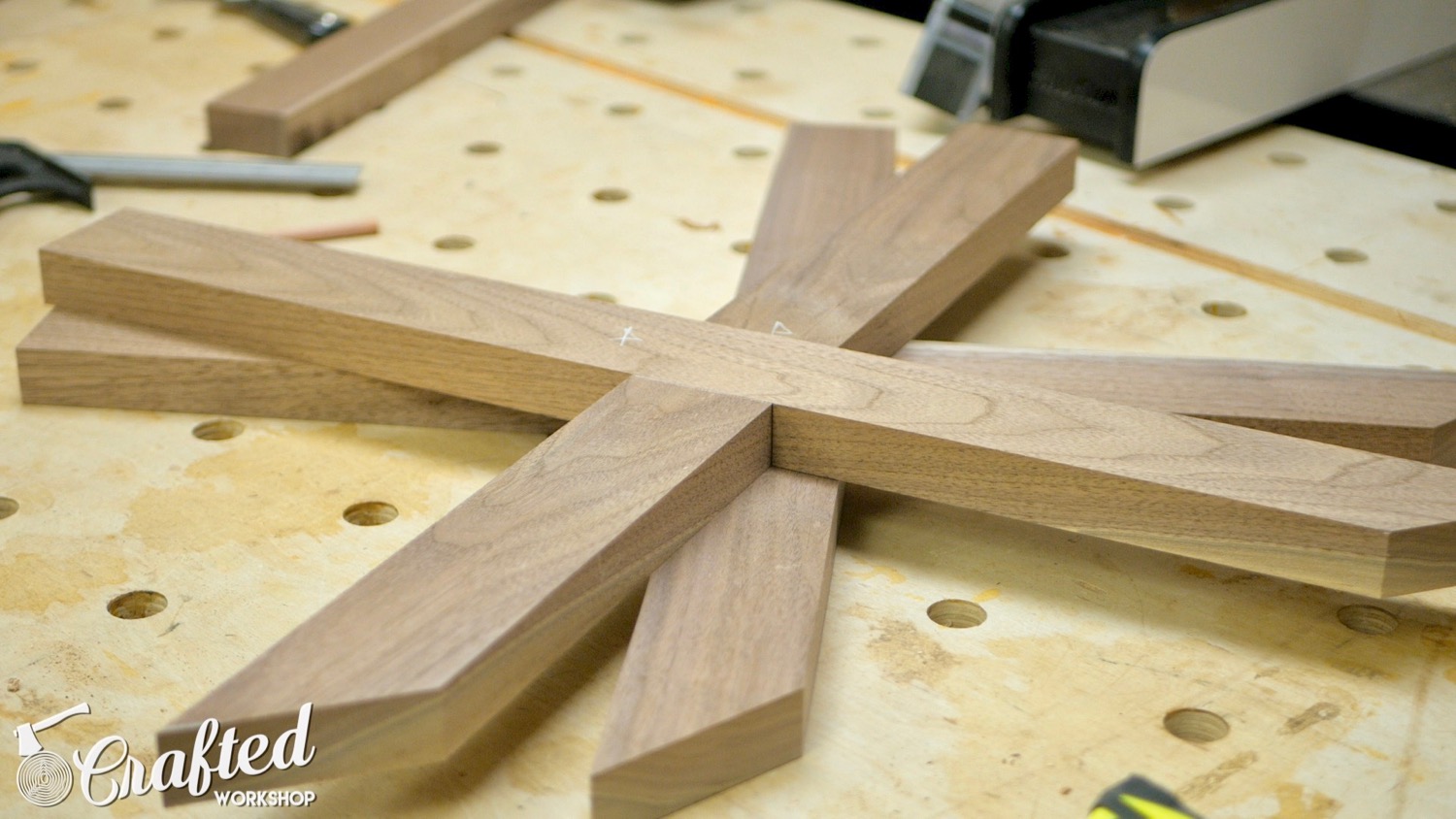 Modern Walnut and Leather Stool | How To Build - Woodworking - 5.jpg