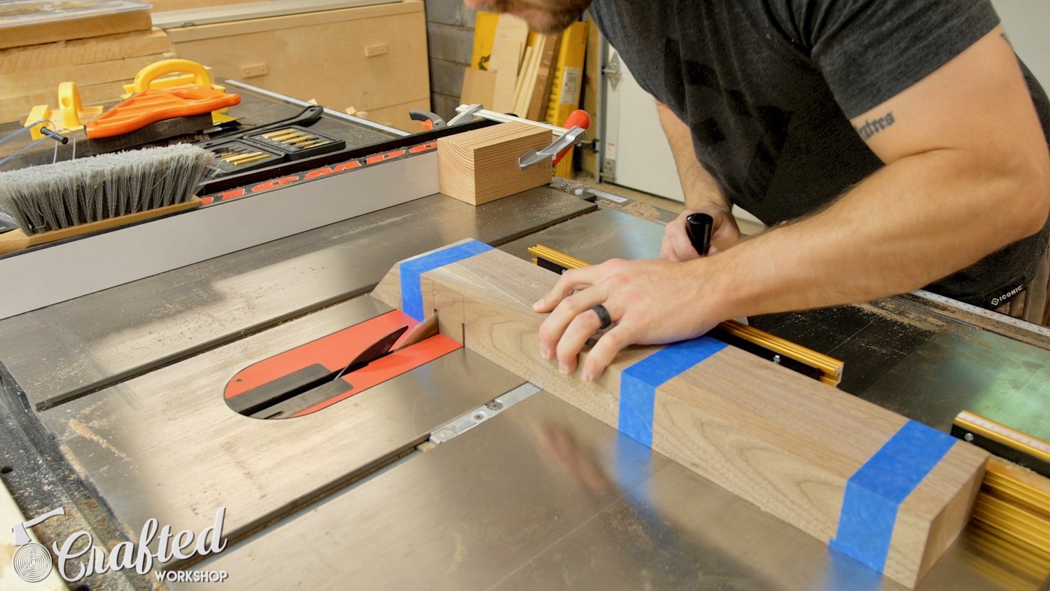 Modern Walnut and Leather Stool | How To Build - Woodworking - 6.jpg