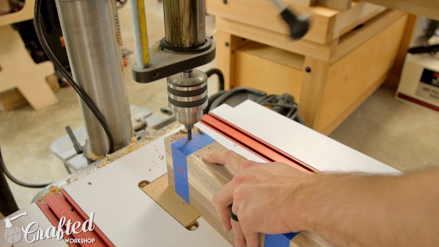 Modern Walnut and Leather Stool | How To Build - Woodworking - 7.jpg