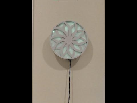 Moire Effect Moving Art - Lights Off